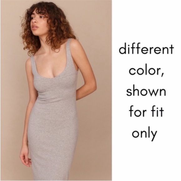 NEW Reformation Braun Dress Black Medium - Picture 8 of 15